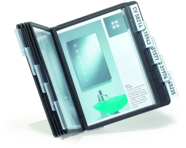 Durable Vario Registersystem Schwarz A5